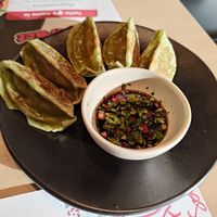 Veg Gyoza at Wagamama Preston in Preston