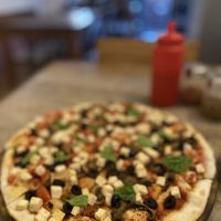 Gregg’s vegan pizza (secret pizza) 🍕   at Auro Jars Bakery & Restaurant  in Kuilapalayam