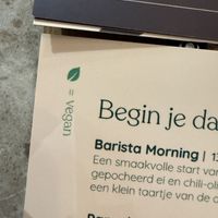 Vega option labeled   at Barista Cafe in Zuid-holland