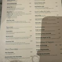 Menu   at Barista Cafe in Zuid-holland