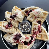 Wafles   at Fantasma Brew Bar in Mexico City