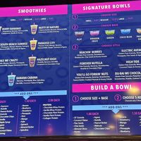 Menu  at Berry Forkin' Good in Port St Lucie