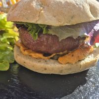 Vegan burger at Bar-Restaurant L'Etoile in Auvergne-rhône-alpes