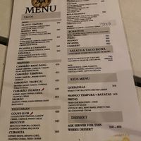 Broccoli taco with deer  at Syd’s Restaurante in Praia