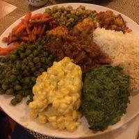 buffet  at Jardim dos Sentidos in Lisbon