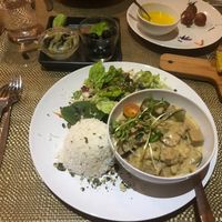 seitan stroganoff  at Jardim dos Sentidos in Lisbon