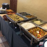 Buffet  at Jardim dos Sentidos in Lisbon