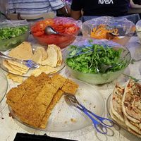 The "cold" buffet at Jardim dos Sentidos in Lisbon