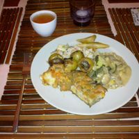 A variety of veggie specials :) at Jardim dos Sentidos in Lisbon