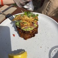 Zucchini fritters   at Beans and Beers Torquay in Torquay