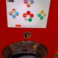 Freestyle machine at Burger King in Luton
