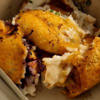 Khanom khrok at Khanom khrok - Traditional Thai coconut-rice pancakes in Chang Wat Chiang Mai