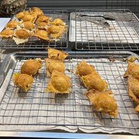 Khanom khrok at Khanom khrok - Traditional Thai coconut-rice pancakes in Chang Wat Chiang Mai