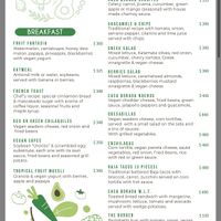 Breakfast and lunch menu   at Medano Bar and Grill, by DonRos. in Baja California Sur