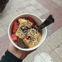 Vegan açai bowl at Dolce in Sucre