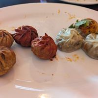 Momos, a plate of 20, but they were so good we didn't wait for the photo. at Everest Cuisine Ottawa in Ottawa