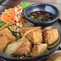 Stir fried tofu lemongrass with vermicelli at BB Vietnamese Street Food in Canterbury Region