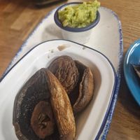 Mushrooms and avocado at Big Smoke Taphouse & Kitchen in Luton