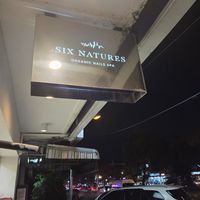 Sign at Six-Natures Organic Nail Spa (Nimman9) in Chiang Mai