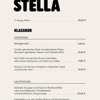 Menu 1  at Stella in Freiburg
