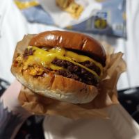 Triple cheeseburger at Cult Burger in East London