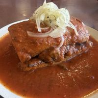 Torta with mushrooms   at Quiote in Petaluma