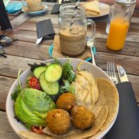 Falafel bowl at The Grounds Collective in Mackay