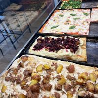 Pizza a taglio vegan  at Mo' Veggo in Rome