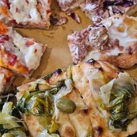 3 varieties on one tray at Mo' Veggo in Rome