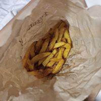 Rosemary salt chips at Patty & Bun - Liverpool Street in London