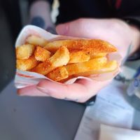 Chips with doner seasoning at German Doner Kebab (GDK) in North West London