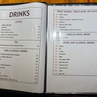 Drinks at Café Restaurant Malee in Koh Samui