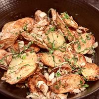 Fingerling potatoes  at 17 Plant Based in Evanston