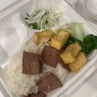 Vegan meat for veg pho  at Hot Pho in Hickory