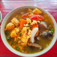 30,000 Dong vegan noodle soup at Hủ Tiếu Chay in Ho Chi Minh City