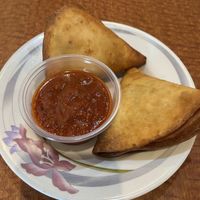 Veggie sambusas  at Blue Nile Cafe in Kansas City