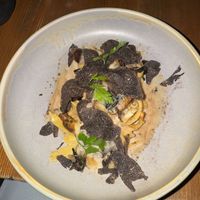 Truffle pasta   at BOKAN 37 in London