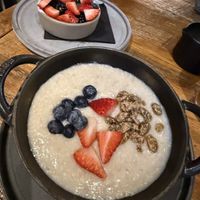 Oatmeal modified to be vegan  at Black Iron Kitchen + Bar in Telluride