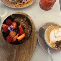 Granola with vegan yog (no banana)   at Daily Dose Coffee - Aughton in Ormskirk