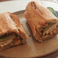 Banh mi, sandwich at Le Goûter Parisien in Paris