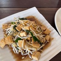 stir-fried bean sprouts with tofu  at Phad Thai Rock n Roll in Krabi