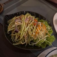 spicy thai mango salad  at Phad Thai Rock n Roll in Krabi
