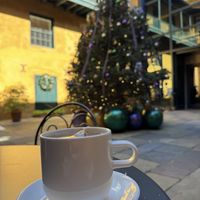 Tea in the courtyard   at The Cafe at The Collection in New Orleans