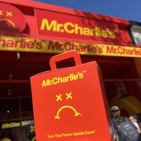 frowny meal  at Mr.Charlie's in San Diego