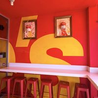 Also outdoor seating   at Mr.Charlie's in San Diego