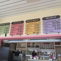 Full menu  at Hula Scoops in Lahaina