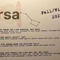 The 4 vegan menu options at Ursa Kitchen in Mammoth Lakes