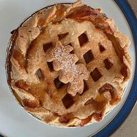 Peach pie at Cherry Pie - American Dessert Pies in Melbourne