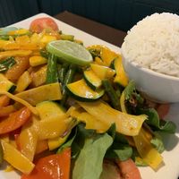Mango Curry at My Thai Vegan Cafe in Boston