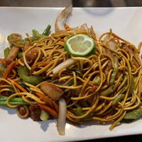 Chicken Lo Mein  at My Thai Vegan Cafe in Boston